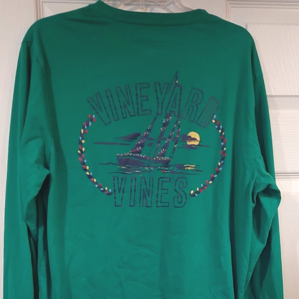VINEYARD VINES Long Sleeve Pocket Tee Shirt